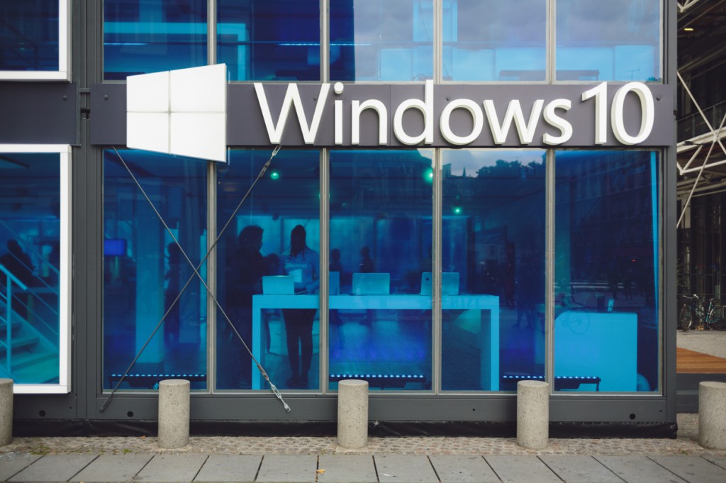 Microsoft Windows 10 promo pavilion